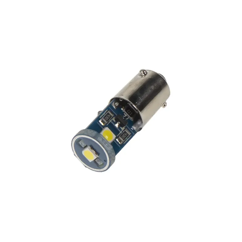 LED autožárovka BAX9s /12V - bílá 3x LED SMD3030 (2ks) Akce