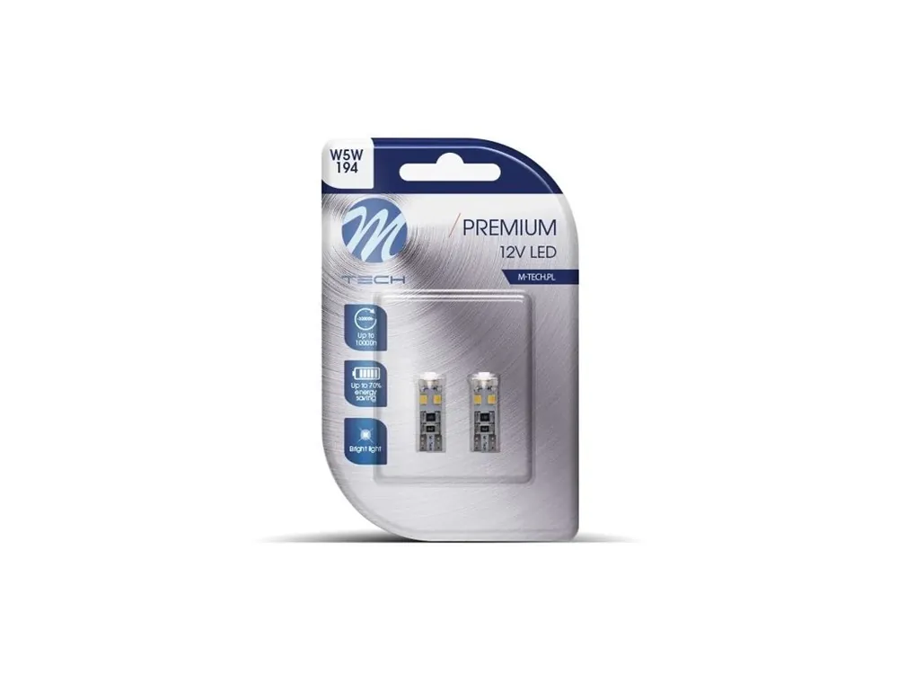 Značkový 2x Dioda LED L312 - W5W 8xSMD2835 CANBUS bílá LB312W, 51055