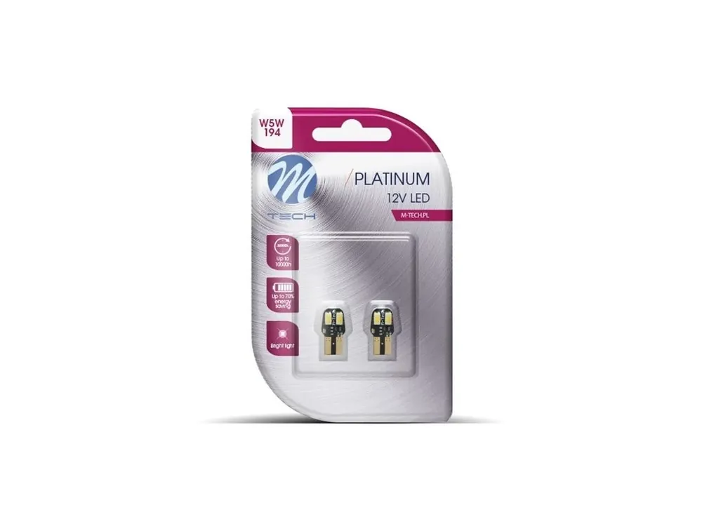 2x Dioda LB806W - W5W Canbus 4xSMD5630 12V White, 52469 Oblíbený