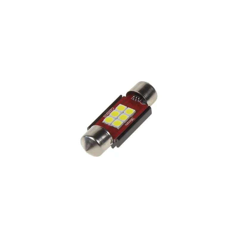 Zlevněný LED sulfid SV8,5/36mm - 12V/24V bílá 6xLED 2835SMD CanBus (2ks)