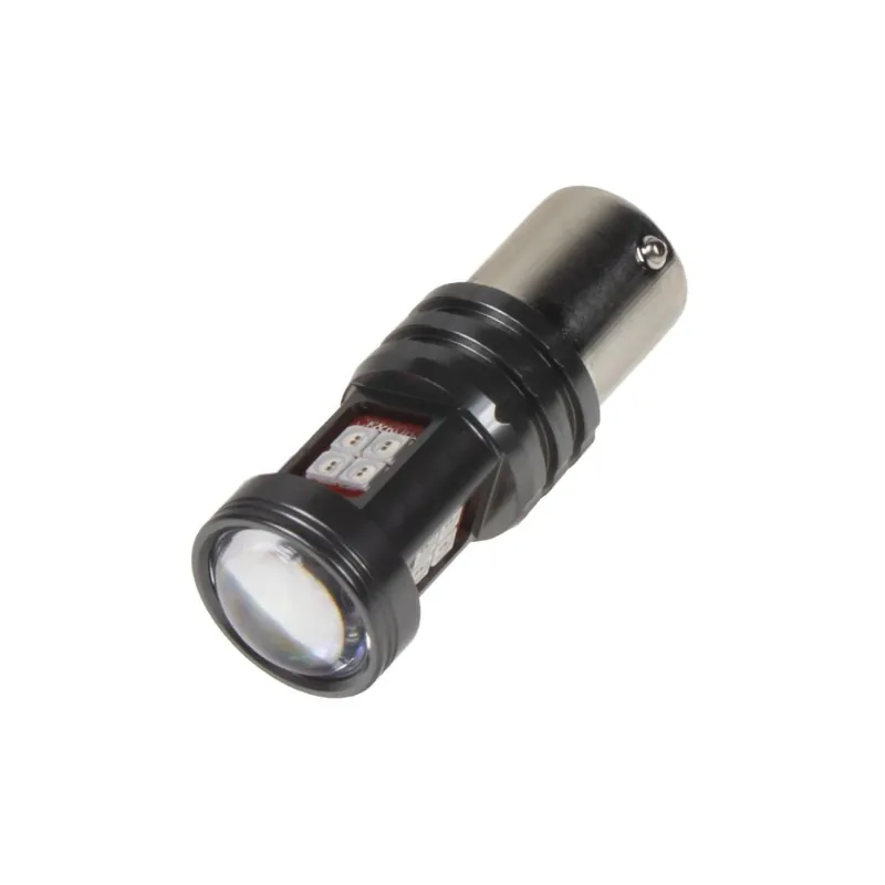 LED autožárovka BA15s/ 12-24V - oranžová 13xSMD LED (2ks) Cenově Výhodný