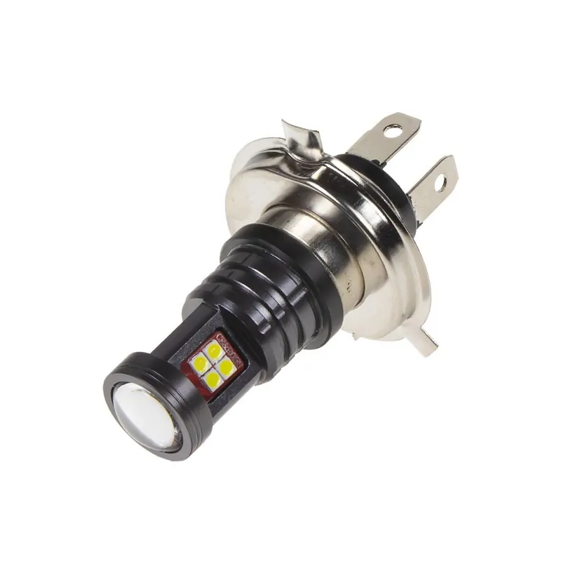 Cenová Bomba LED autožárovky H4 - bílé / 650lm / 10-50V / 15xSMD LED (2ks)