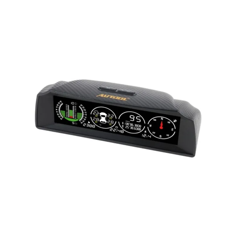 Palubní počítač - displej 5,2" LCD / TPMS / GPS měřič rychlosti / s vestavěným víceosým gyroskopem Víkendová Akce