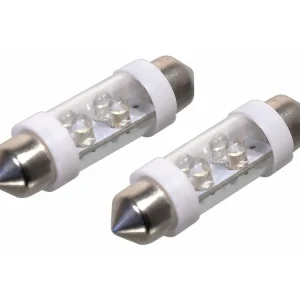 Žárovka 4LED 12V sufit SV8.5 38mm bílá, 33725 Top Prodej