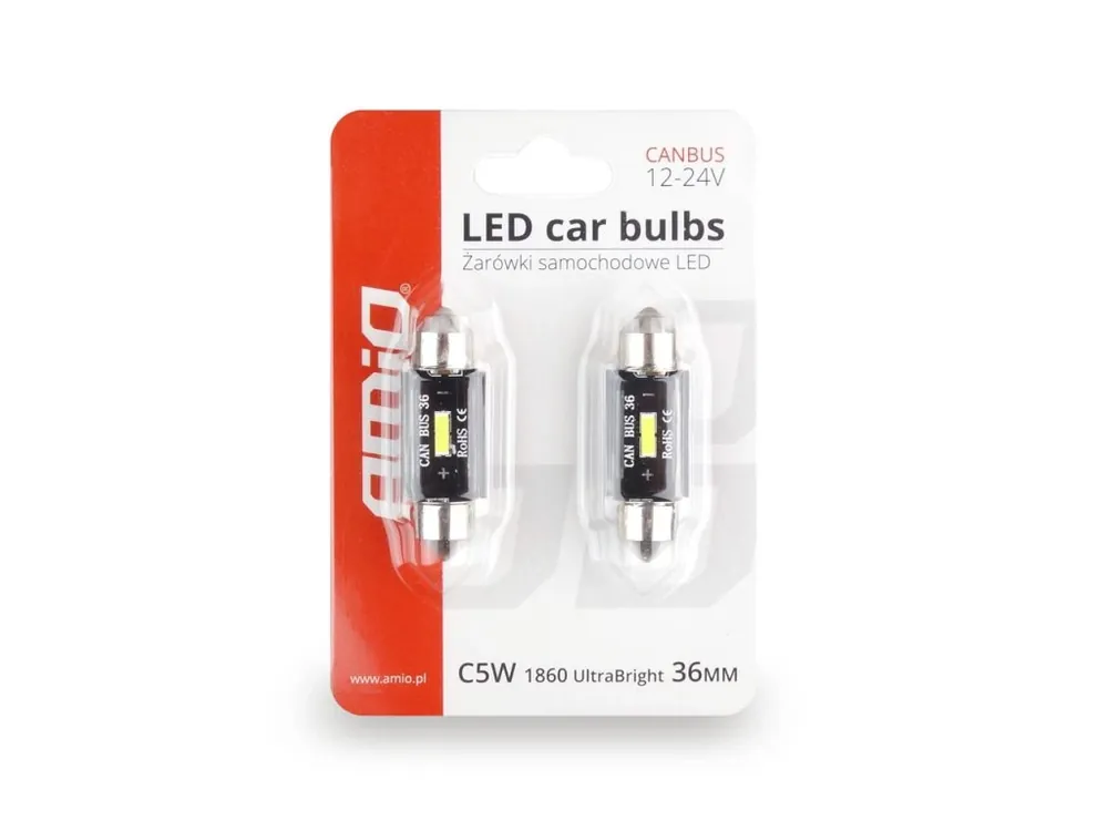 Žárovka 12/24V LED 1xSMD C5W SUFIT bílá, CAN-BUS, délka 36mm, 02442 Nakupujte Hned