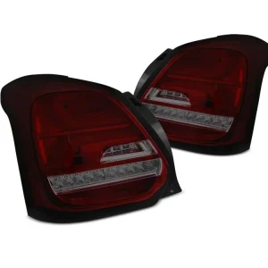 Zadní světla Suzuki Swift VI 17- červené/kouřové LED SEQ Značkový
