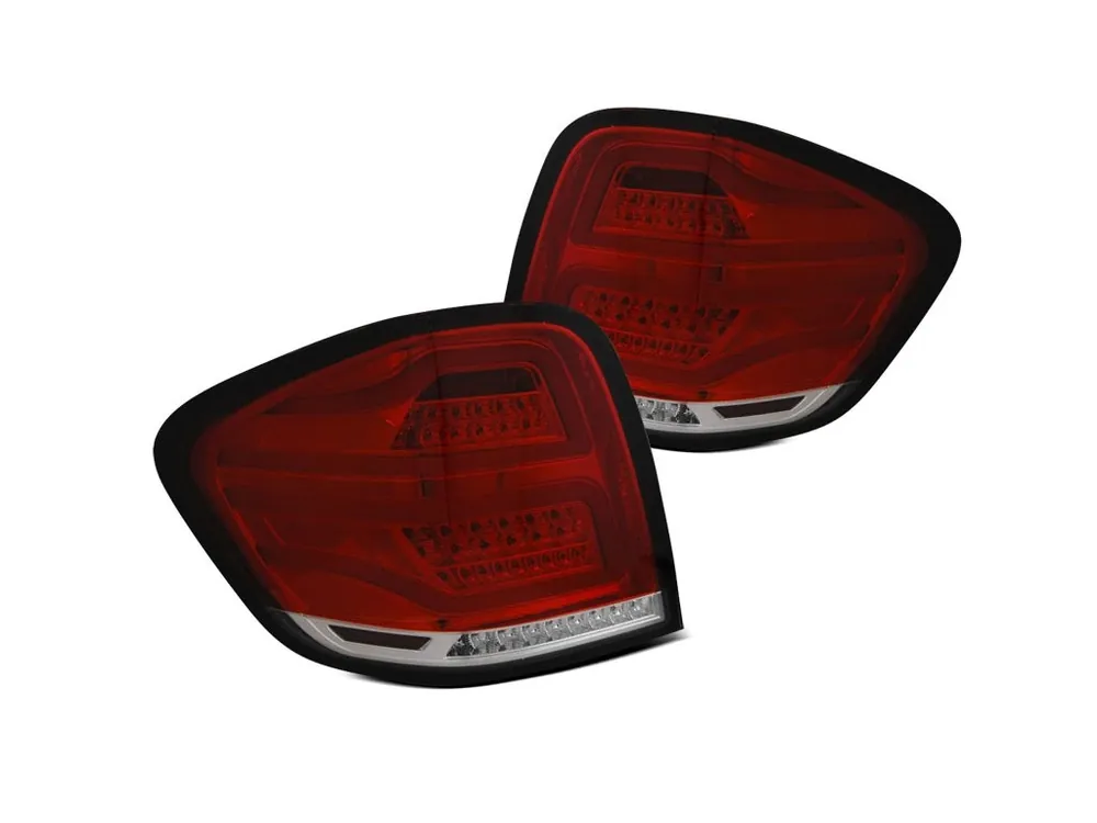 Zadní světla Mercedes Benz ML W164 05-08 - červené/bílé LED Horká Nabídka