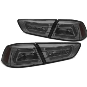 Zadní světla Mitsubishi Lancer 8 sedan 08-11 - kouřové LED BAR Nejlepší Volba