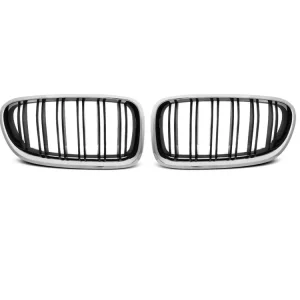 Aktuální Přední maska, ledvinky BMW F10 / F11 10-16 M5 LOOK chrom lesklá černá