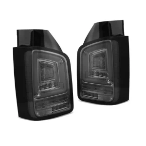 Výprodej Zadní světla VW T5 03-09 RAISED FLAP - kouřová FULL LED SEQ INDICATOR