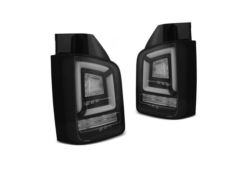 Zadní světla VW T5 10-15 zad.výklopné dveře - černá FULL LED SEQ INDICATOR Kup Teď