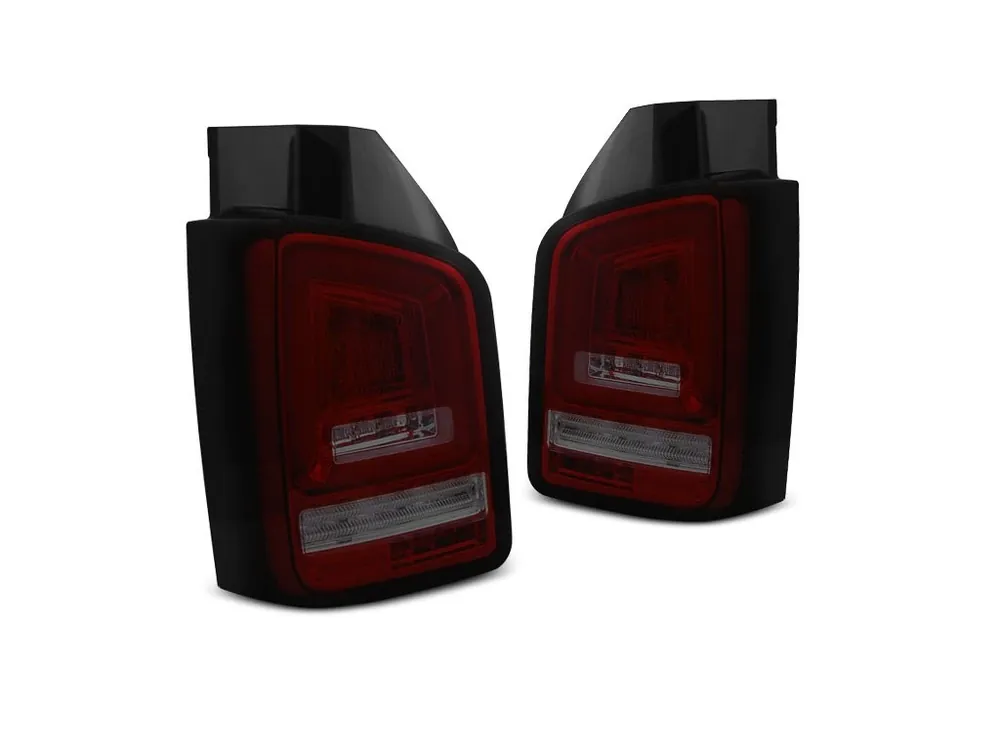 Akce Zadní světla VW T5 10-15 zad.výklopné dveře - červená/kouřová FULL LED SEQ INDICATOR