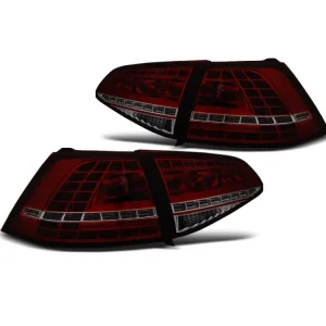 Zadní světla VW Golf VII 13-17 HTB - červené/kouřové LED GTI LOOK SEQ 1 Odeslání Ihned