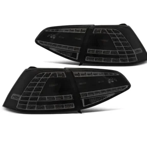 Top Prodej Zadní světla VW Golf VII 13-17 HTB - černé/kouřové LED GTI LOOK SEQ