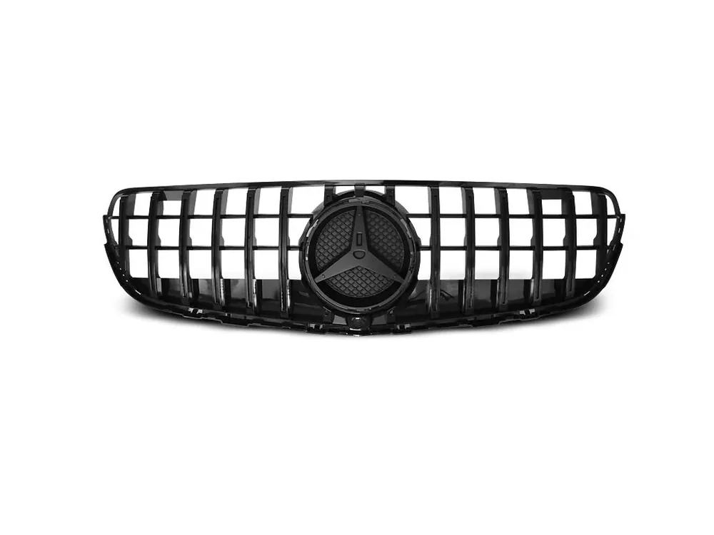 Přední maska Mercedes GLC W253 15-18 lesklá černá GT-R STYL Časově Omezené