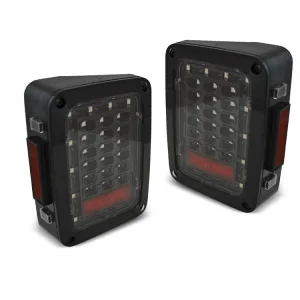 Zadní světla Jeep Wrangler JK 07-18 černá LED Autentický
