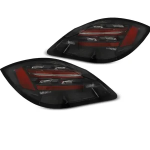 Zadní světla Porsche Boxter / Cayman 987 09-12 LED BAR černé LED SEQ Top Prodej