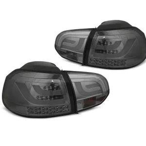 Sezónní Sleva Zadní světla VW Golf VI 08- - kouřové LED BAR 1
