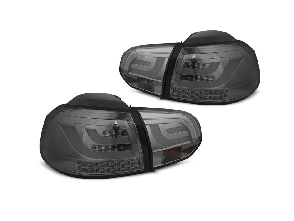 Sezónní Sleva Zadní světla VW Golf VI 08- - kouřové LED BAR 1
