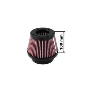 Must-Have Sportovní vzduchový filtr TURBOWORKS - universál, červený H 100mm DIA 60-77mm