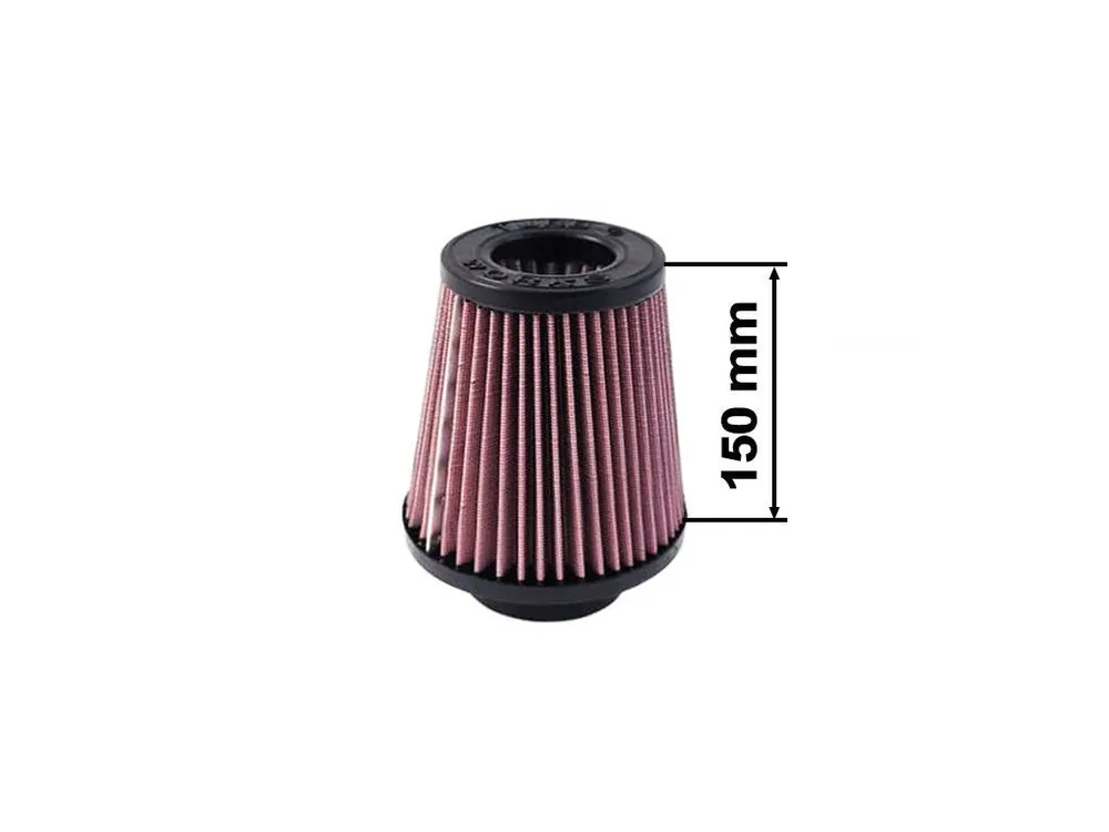 Super Cena Sportovní vzduchový filtr TURBOWORKS - universál, červený H 150mm DIA 101mm