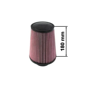 Výprodej Sportovní vzduchový filtr TURBOWORKS - universál, červený H 180mm DIA 101mm