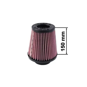 Sportovní vzduchový filtr TURBOWORKS - universál, červenýS H 150mm DIA 60-77mm Cenově Výhodný