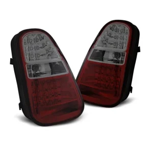 Zadní světla Mini Cooper R50/R52/R53 04-06 červené/kouřové LED Vysoce Kvalitní