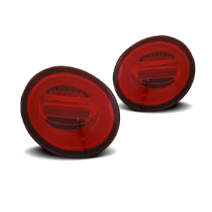 Nová Kolekce Zadní světla VW New Beetle 97+ - bílé/červené LED BAR SEQ