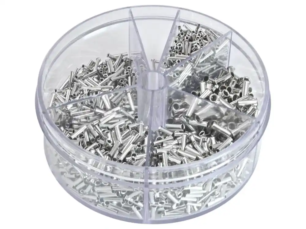 Dutinky lisovací neizolované, 0.55 - 2.5 mm, sada 1900 ks - ASTA Akční Nabídka