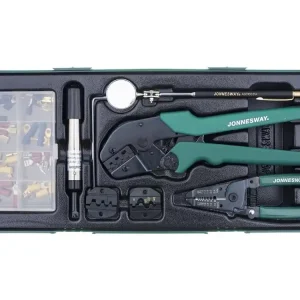 Vrácení Zdarma Modul plastový - sada pro elektrikáře, krimpovací kleště, konektory - JONNESWAY V1311SP