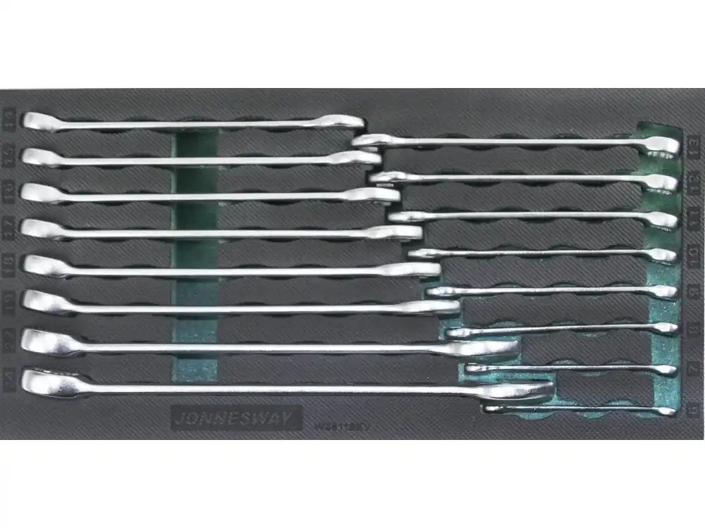 Modul pěnový - očkoploché klíče 6-24 mm, sada 16 ks - JONNESWAY W26116KV Hit Sezóny