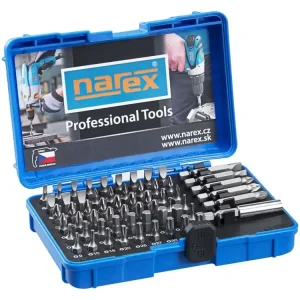 Nakupujte Hned Sada 60 bitů Industrial, ploché, křížové, Imbus, TORX, 60-bit box - NAREX 65404062