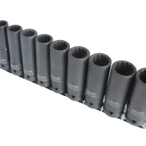 Expresní Doručení Hlavice nástrčné úderové 1/2" 10-22 mm, 12hranné, prodloužené 78 mm, 10 ks na liště - ASTA