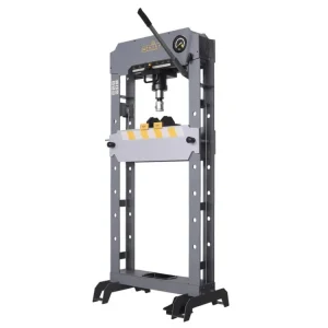 Pneumaticko-hydraulický lis 20t, s ruční pákou, pedálem a manometrem - SP-20HAM Cenový Hit
