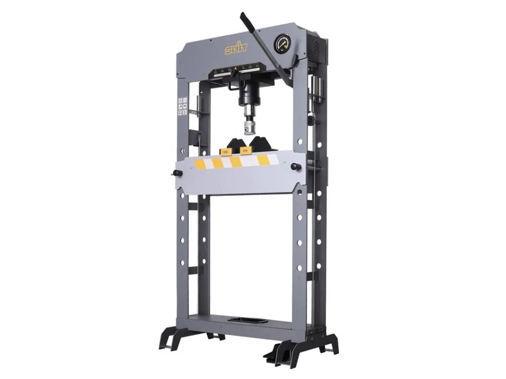 Akční Cena Pneumaticko-hydraulický lis 50t, s ruční pákou, pedálem a manometrem - SP-50HAM
