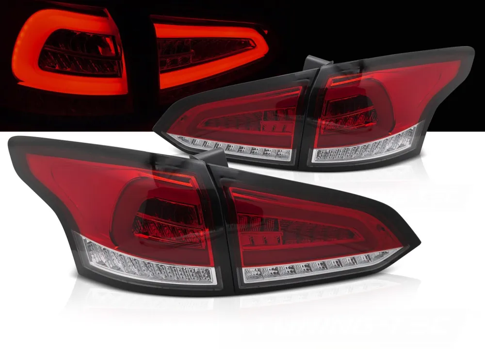 FORD FOCUS 3 11-18 SW - zadní LED světla ČERVENÁ Cenová Bomba