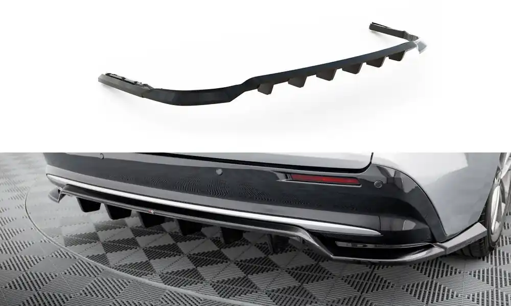 Vrácení Zdarma Toyota Sienna Mk4, spoiler pod zadní nárazník s žebrováním, Maxton design