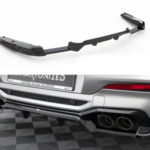 BMW X4 M F98, spoiler pod zadní nárazník s žebrováním, Maxton design Autentický
