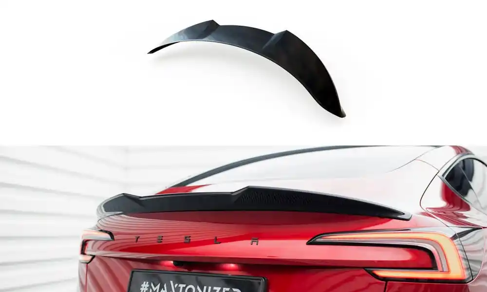 Tesla Model 3 Mk1 / Project Highland Facelift, prodloužení spoileru 3D, Maxton design Top Prodej