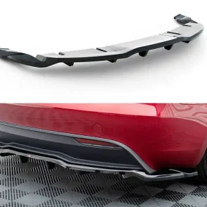Nejlepší Cena Tesla Model 3 Mk1 Project Highland Facelift, spoiler pod zadní nárazník s žebrováním v.2, Maxton design