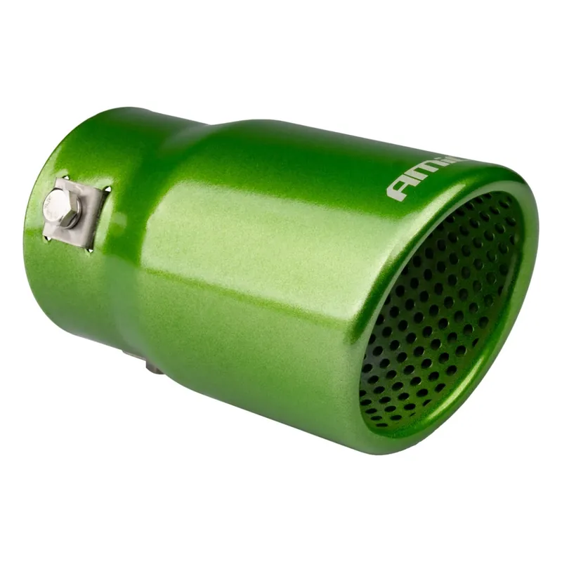 Akční Cena Laděná koncovka výfuku nerezová 1x76mm ZELENÁ