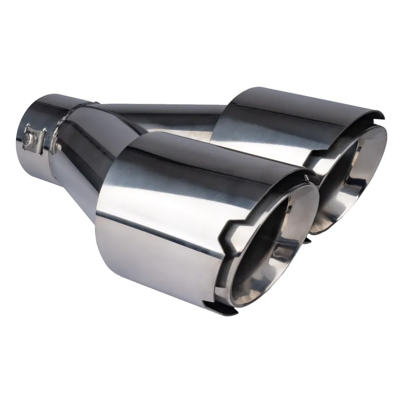 Vrácení Zdarma Laděná koncovka výfuku nerezová PRAVÁ 2x89mm CHROM