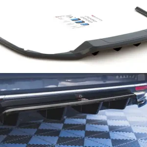 Volkswagen Passat Mk8 B8, středový spoiler pod zadní nárazník s žebrováním, Maxton Design Poslední Šance