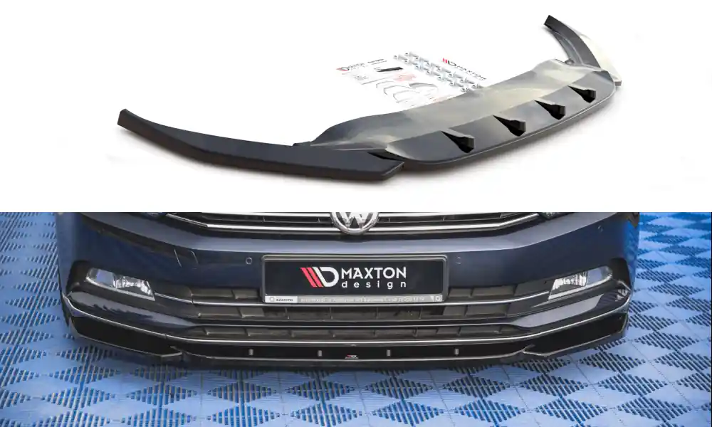 Volkswagen Passat Mk8 B8, spoiler pod přední nárazník, Maxton Design Rychlé Dodání