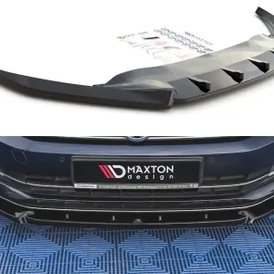 Značkový Volkswagen Passat Mk8 B8, spoiler pod přední nárazník ver.2, Maxton Design