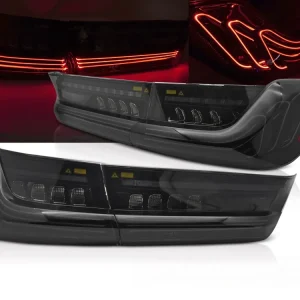 Časově Omezené BMW G20 2019-2022 - Zadní LED světla KOUŘOVÁ LASER LOOK