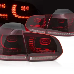 Volkswagen GOLF 6 2008-2013 - Zadní LED světla ČERVENÁ SEQ Dokud Zásoby Vydrží