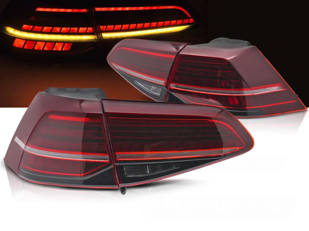 Volkswagen Golf VII 2013-2019 - zadní LED světla červená SEQ Ihned K Objednání