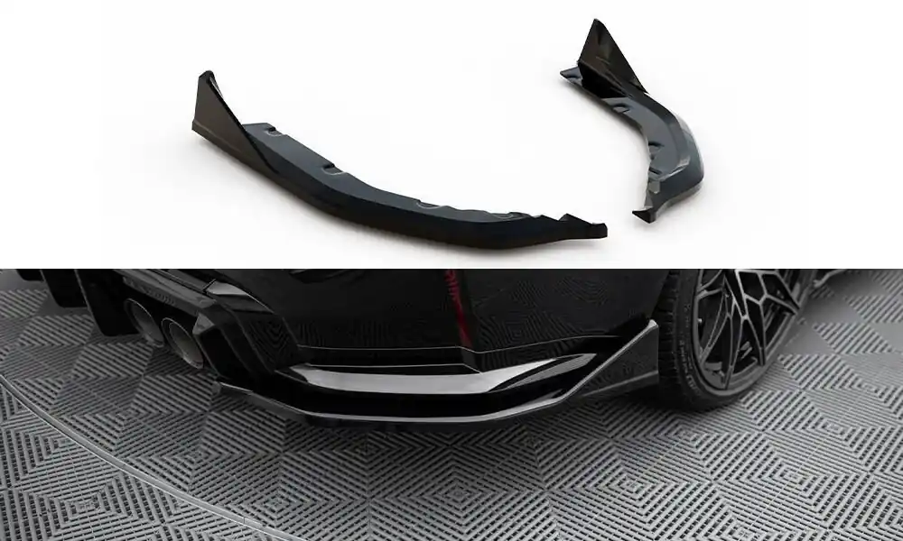 Bezpečná Platba BMW řada M3 G80, boční difuzory pod zadní nárazník v.6 CSL look, Maxton design